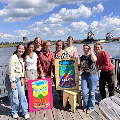Gedeeld kunstwerk groepen